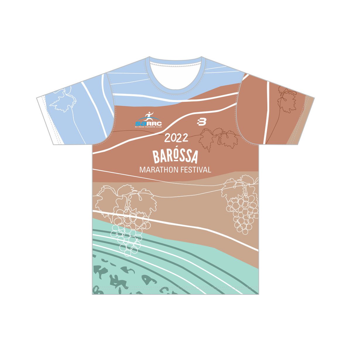 BAROSSA MARATHON FESTIVAL - T-SHIRT - MENS