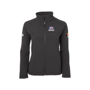 OS4624 - sa afl masters - soft shell jacket - ladies - adult - black - front