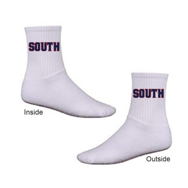 South Adelaide Basketball Club - White Sport Socks