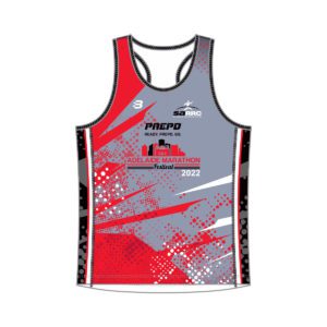 Adelaide Marathon - Racer Back Singlet with side panels - Men's - Adult