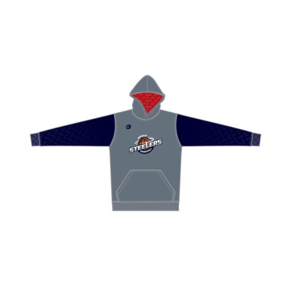 WHYALLA BASKETBALL CLUB - HOODIE - YOUTH - GREY