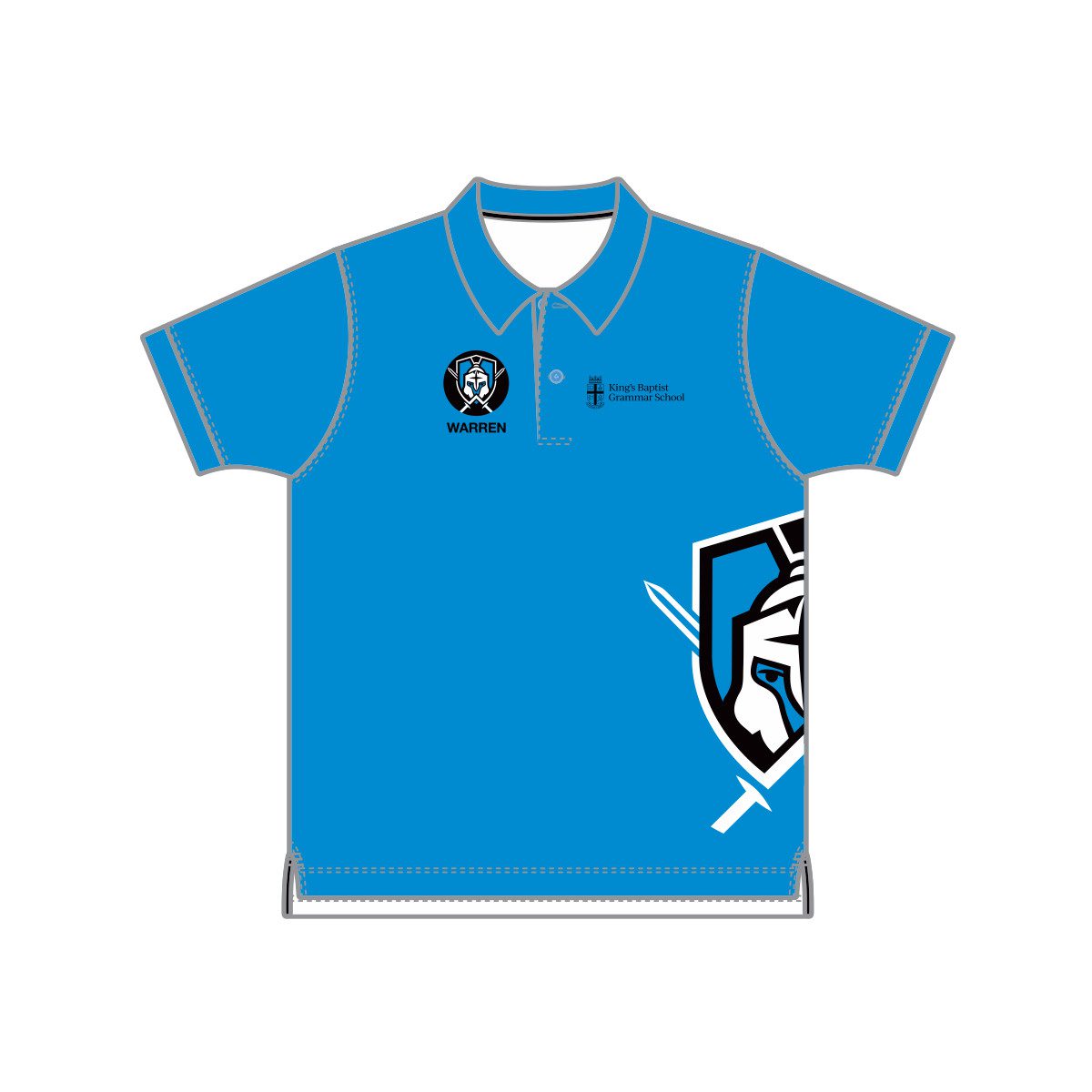 KING'S BAPTIST GRAMMAR SCHOOL - WARREN HOUSE TEAM SHIRT - YOUTH ...