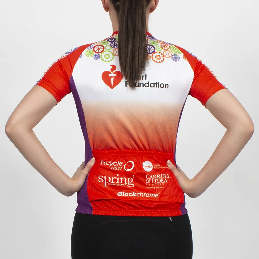 Blackchrome Cycling - Custom Sportive Jersey - Women's - Back