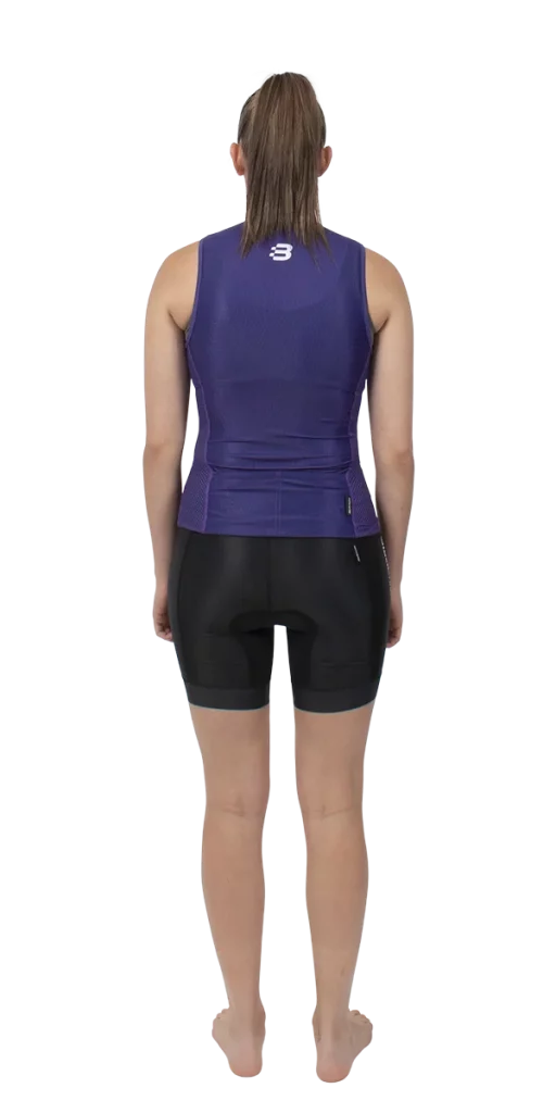 Custom Women's Tri Singlet and Shorts - Back