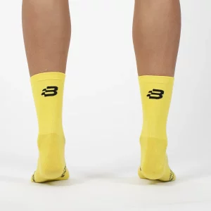 Knitted Cycling Socks - Yellow