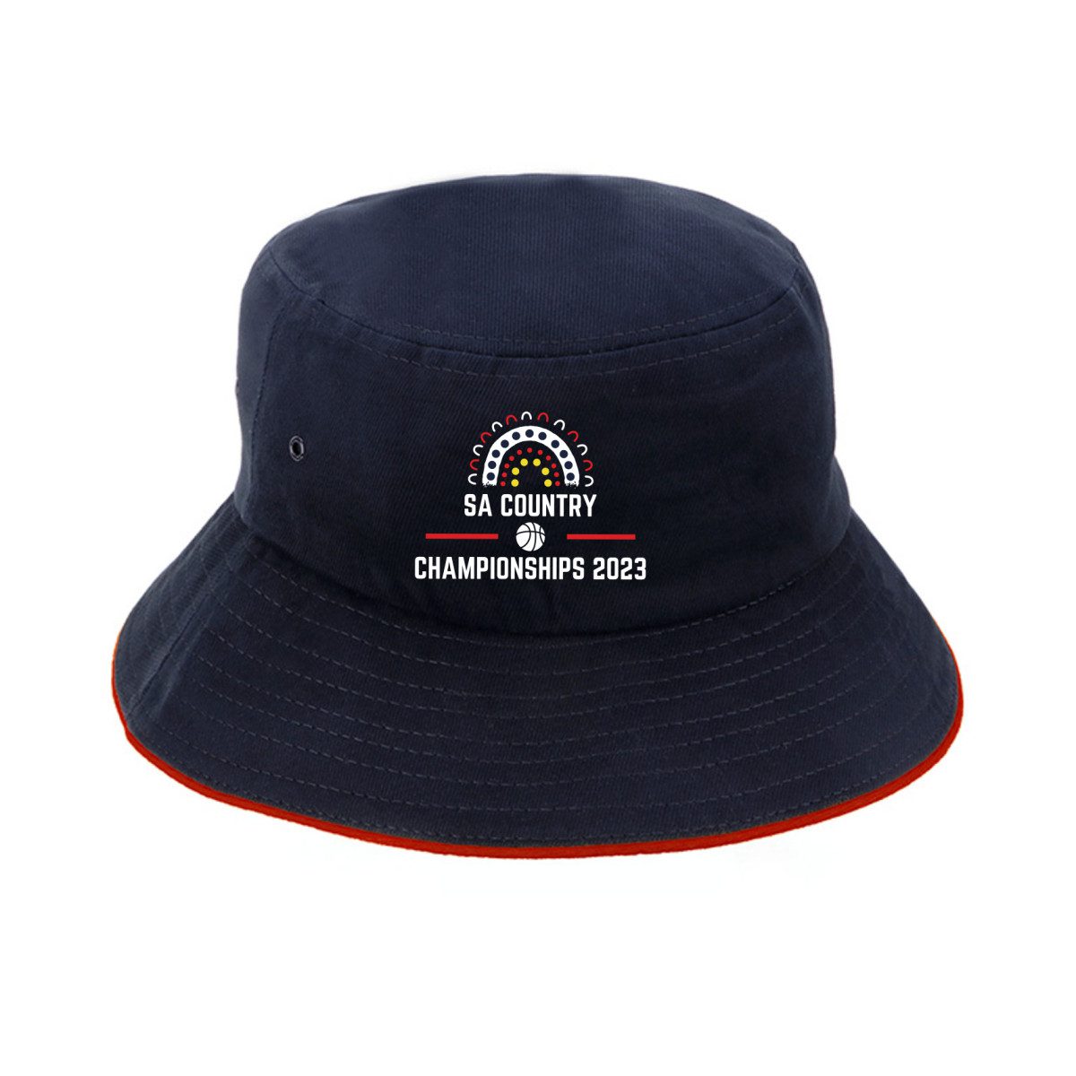 SA COUNTRY BASKETBALL - Bucket Hat - Blackchrome