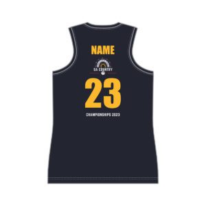 SA COUNTRY BASKETBALL - BASKETBALL SINGLET V NECK WOMEN'S ADULT