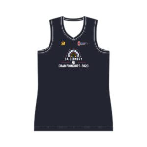 SA COUNTRY BASKETBALL - BASKETBALL SINGLET V NECK WOMEN'S ADULT