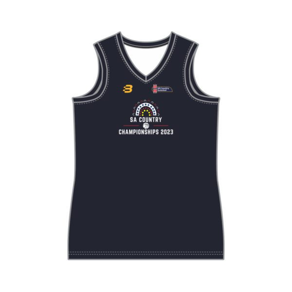 SA COUNTRY BASKETBALL - BASKETBALL SINGLET V NECK UNISEX YOUTH