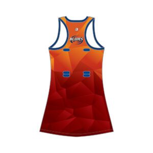 BLADES NETBALL CLUB - RACER BACK NETBALL DRESS - WOMENS