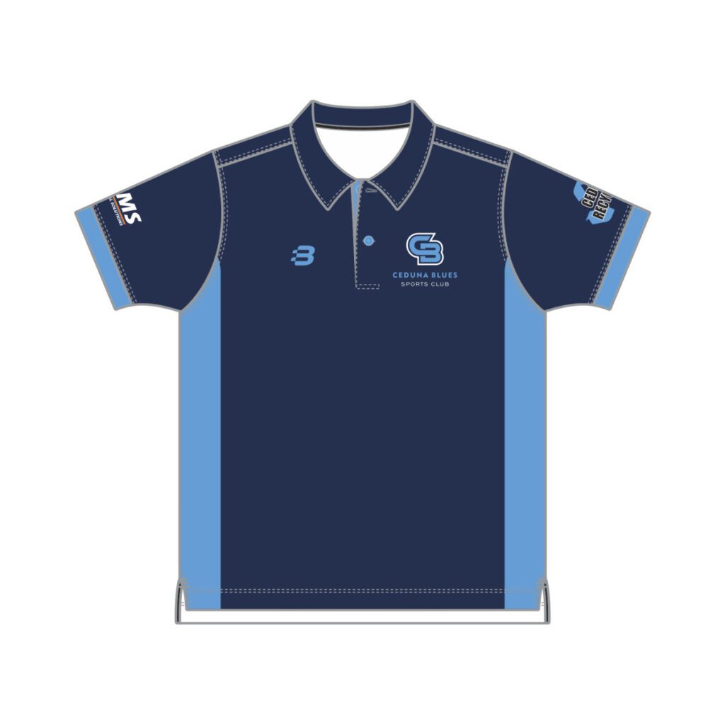 CEDUNA BLUES SPORTING CLUB - POLO SHIRT - MEN'S - Blackchrome