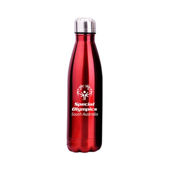 OS5092 - special olympics - south australia - stainless steel water bottle - front