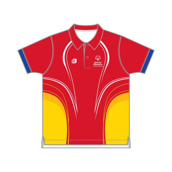 VL100527 - special olympics south australia - sb 7007 uy - ss polo - unisex - youth - front