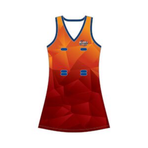 BLADES NETBALL CLUB - EXTENDED LENGTH NETBALL DRESS - WOMENS