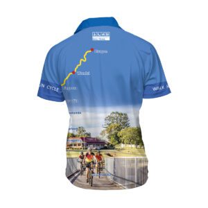 VL101589 - south burnett rail trail - 060 - polo shirt raglan short sleeve - unisex adult(curves) 3d - back