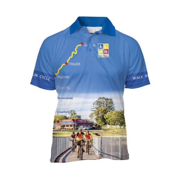 VL101589 - south burnett rail trail - 060 - polo shirt raglan short sleeve - unisex adult(curves) 3d - front