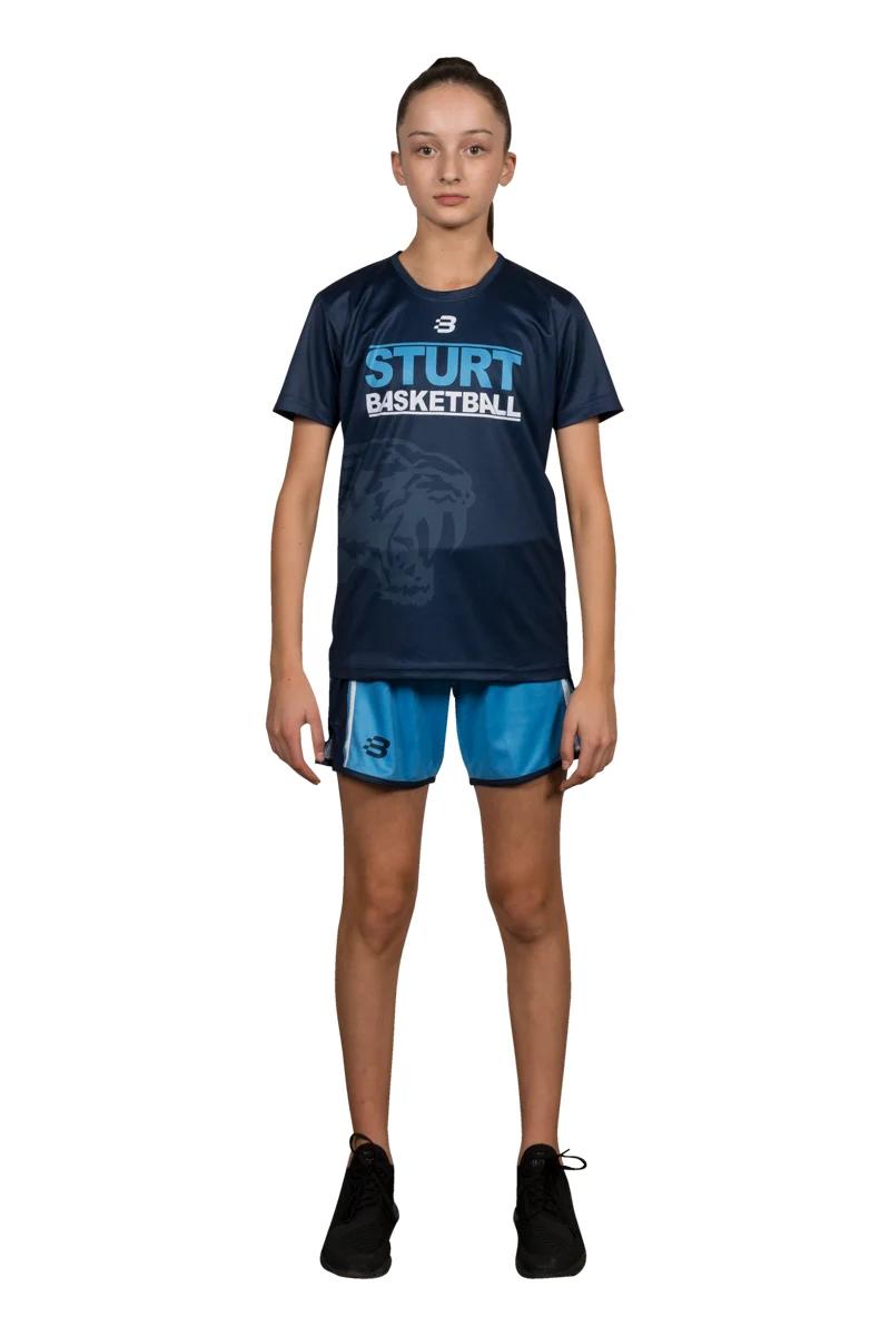 Custom Sublimated T-Shirt - Sturt Warm-Up Tee Example - Front