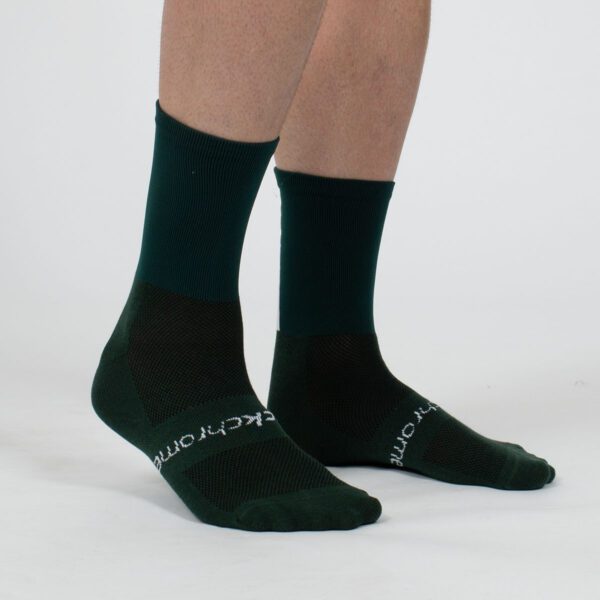OS5181 - Blackchrome Cycling - Knitted Socks - Unisex - Green - Front