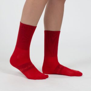 OS5182 - Blackchrome Cycling - Knitted Socks - Red - Unisex - Front