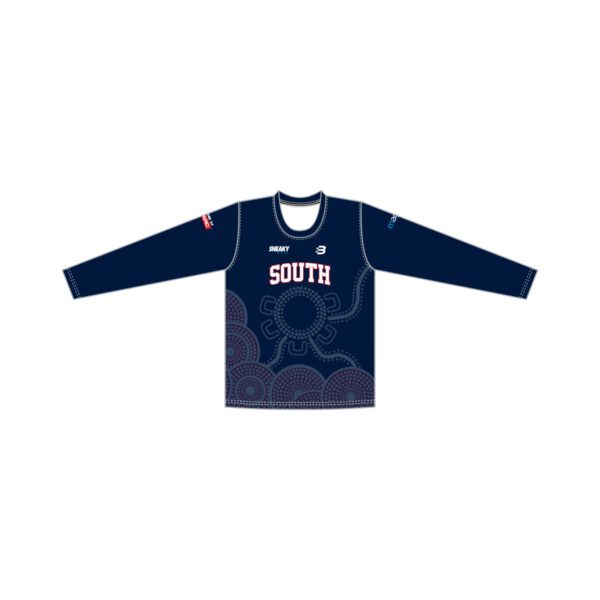 VL102418 - south adelaide basketball club - sb 7004 uy - t-shirt set in long sleeve - unisex youth(curves)_front