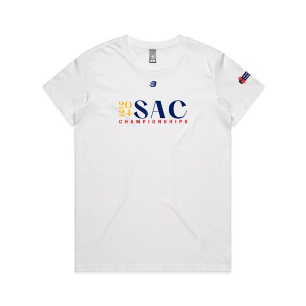 SA COUNTRY BASKETBALL COUNTRY CHAMPS 2024 - T-SHIRT - WOMENS - WHITE