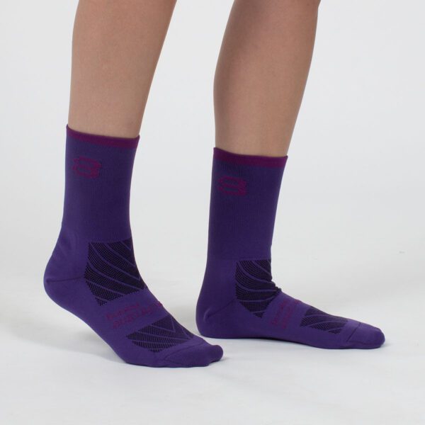 OS5441 - Blackchrome Cycling- Knitted Socks - Purple - Unisex - Front