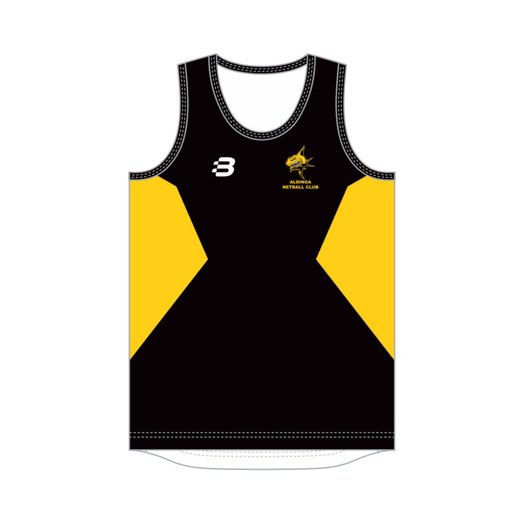 ALDINGA NETBALL CLUB - TRAINING SINGLET - YOUTH - Blackchrome