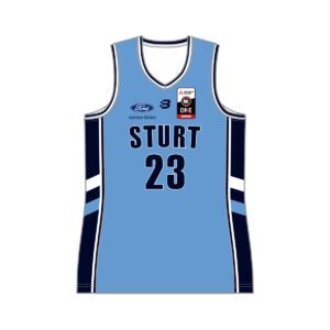 STURT SABRES BASKETBALL CLUB - REPLICA 2024 NBL 1 BASKETBALL SINGLET - WOMENS