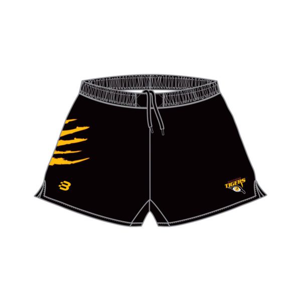 VL93884 - southern tigers basketball club - 6201 - basketball shorts - womens - adult(curves)_front